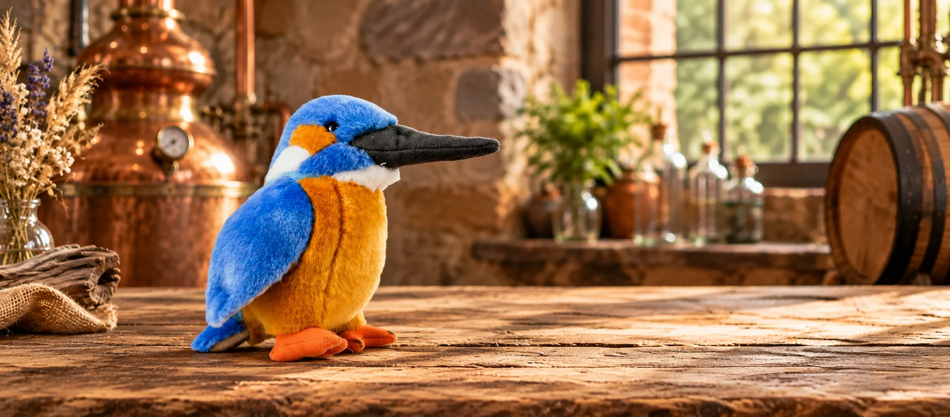 IJsvogelknuffel groot 15 cm. | De IJsvogel